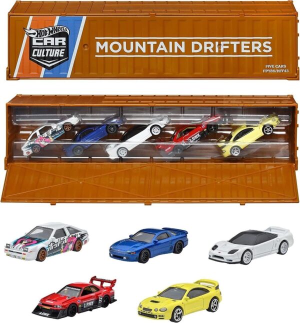 Hot Wheels Car Culture - Mountain Drifters Container Set Kontener