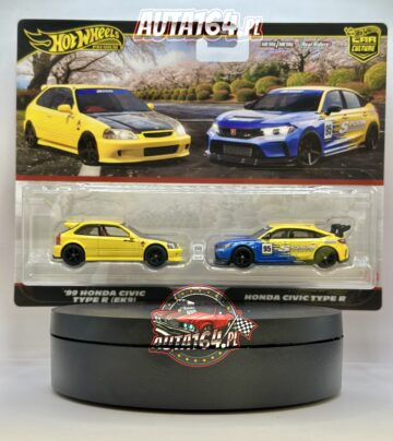 HOT WHEELS PREMIUM -2-PAK- '99 HONDA CIVIC TYPE R (EK9) HONDA CIVIC TYPE R