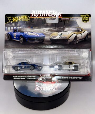 HOT WHEELS PREMIUM -2-pak- CUSTOM CORVETTE STINGRAY COUPE '69 COPO CORVETTE