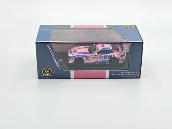 Para64 - 2021 Mercedes AMG GT3 Evo #7 24H Nurnburgring Team Getspeed, Pink Blue - obrazek 3