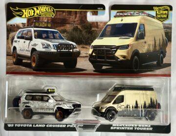 Hot Wheels CAR CULTURE - '05 TOYOTA LAND CRUISER PRADO MERCEDES-BENZ SPRINTER TOURER
