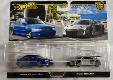 Hot Wheels CAR CULTURE - AUDI S4 QUATTRO AUDI R8 LMS