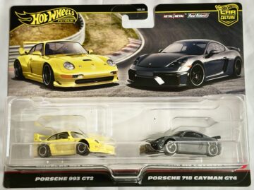 Hot Wheels CAR CULTURE - PORSCHE 993 GT2 PORSCHE 718 CAYMAN GT4