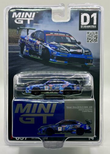 MINI GT - 857BL Nissan Silvia (S15) D-MAX #46 D-MAX Racing MGT00857-BL