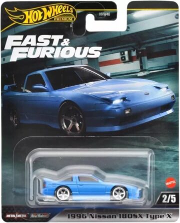 HOT WHEELS -PREMIUM-  FAST & FURIOUS NISSAN 180SX TYPE X