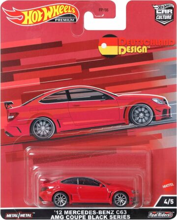 HOT WHEELS -PREMIUM- 12 MERCEDES-BENZ C63 AMG COUPE BLACK SERIES