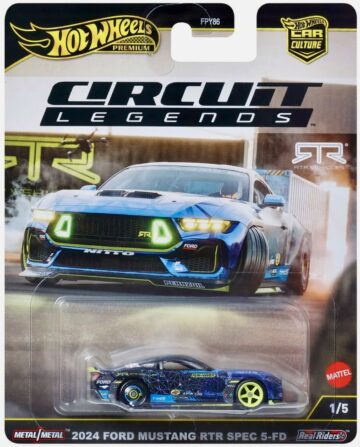 HOT WHEELS -PREMIUM- 2024 FORD MUSTANG RTR SPEC 5-FD