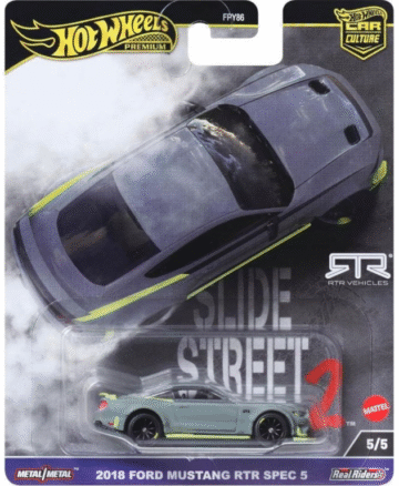 HOT WHEELS -PREMIUM- 2018 FORD MUSTANG RTR SPEC 5