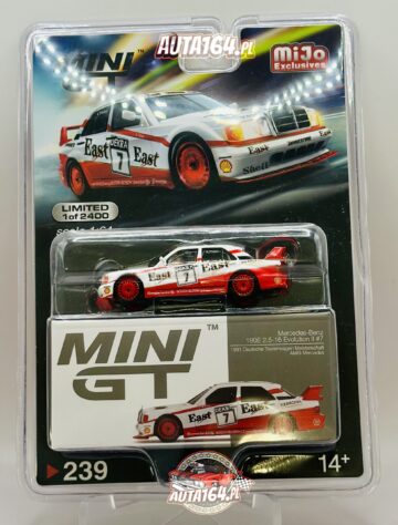 Mini GT - 239BL MERCEDES-BENZ 190E 2.5- 16 EVOLUTION II #7 (MGT00239-MJ)