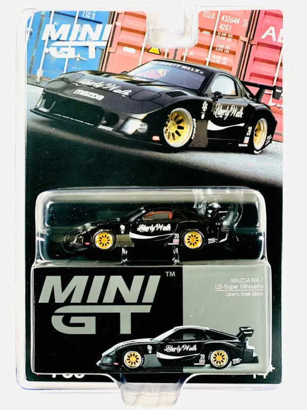 Mini GT - 785 Mijo Exclusive Mazda RX-7 LB-Super Silhouette Liberty Walk Black