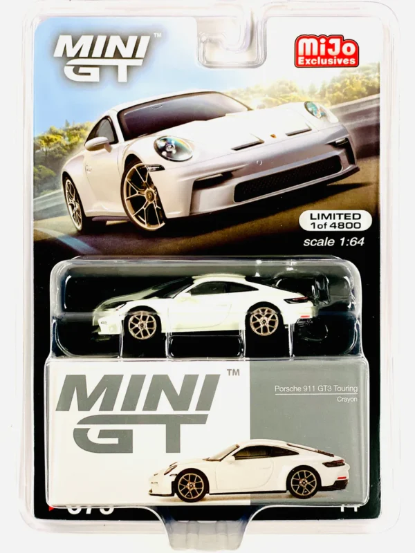Mini GT - 675 Mijo Exclusive Porsche 911 (992) GT3 Touring Crayon