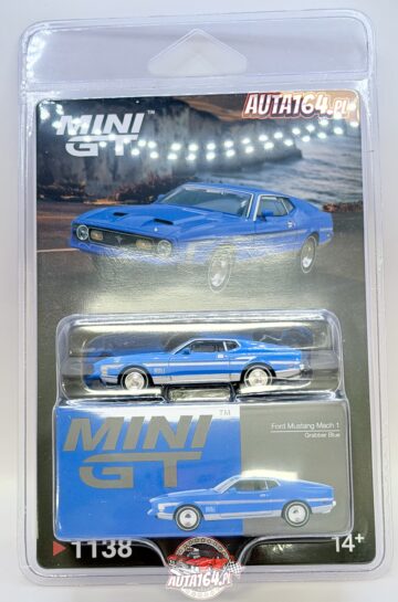 MINI GT - 1138BL FORD MUSTANG MATCH 1 (MGT01138-BL)