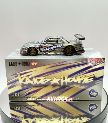 Mini GT Kaido House - 235 NISSAN SILVIA S13-R KAIDO DRIFT V1 (KHMG235)