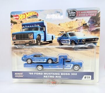 Hot Wheels Team Transport - '69 FORD MUSTANG BOSS 302/RETRO RIG