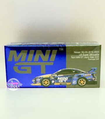 MINI GT - 1157 NISSAN SILVIA (S15) #555 LB-SUPER SILHOUETTE (MGT01157-R)