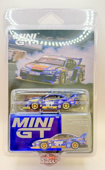 MINI GT - 1157BL NISSAN SILVIA (S15) #555 LB-SUPER SILHOUETTE (MGT01157-BL)