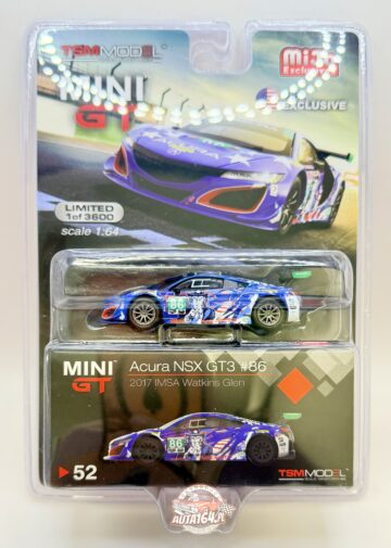 MINI GT - 052BL ACURA NSX GT3 #86 (MGT00052-MJ)