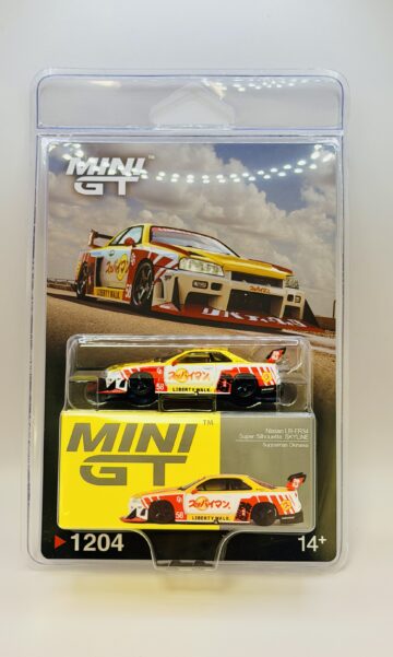 MINI GT - 1204BL NISSAN LB-ER34 SUPER SILHOUETTE SKYLINE (MGT01204-BL)