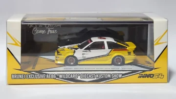 INNO64 - BRUNEI EXCLUSIVE AE86 "WILDCARD" DIECAST KUSTOM SHOW