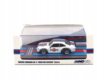 INNO64 MAZDA SAVANNA RX-3 "MARTINI RACING" LIVERY