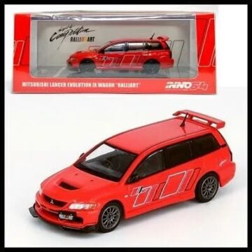 INNO64 - MITSUBISHI LANCER EVOLUTION IX WAGON "RALLIART" RED