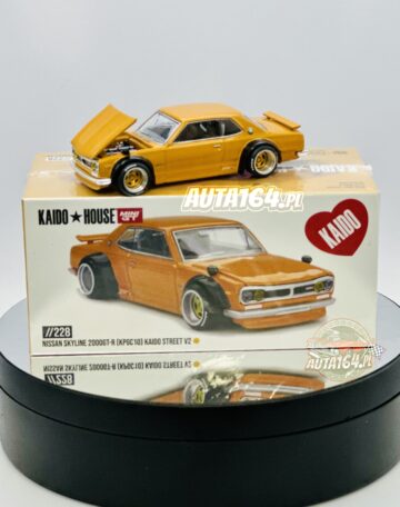 Mini GT Kaido House - 228 NISSAN SKYLINE 2000GT-R [KPGC10] KAIDO STREET V2 (KHMG228)
