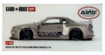 Mini GT -Kaido House- 143 NISSAN SKYLINE GT-R (R34) KHMG143