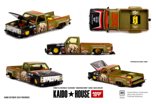 Mini GT - 153 Kaido House Chevrolet SIlverado Sumatran Rhino 1980