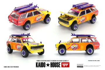 Mini GT -Kaido House - 210 Datsun 510 Wagon 4x4 KHMG210