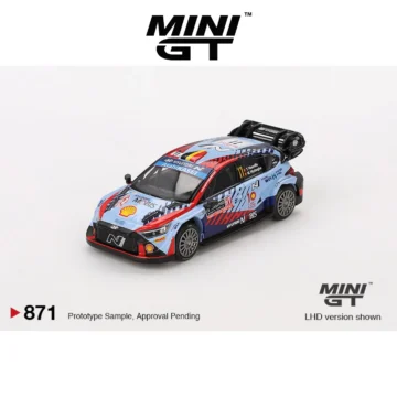 Mini GT - 871 Hyundai i20 N Rally1 Hybrid #11 2024 Rallye Monte-Carlo Winner