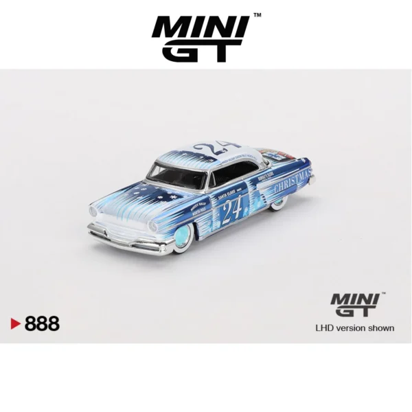 Mini GT - 888 Lincoln Capri Christmas Hot Rod By Tim Sadchikov Edition Limited 2024 - obrazek 2