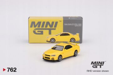 Mini GT – 762 Nissan Skyline GT-R (R34) V-Spec Lightning Yellow