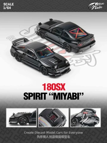 Microturbo - Custom 180SX MIYABI Black