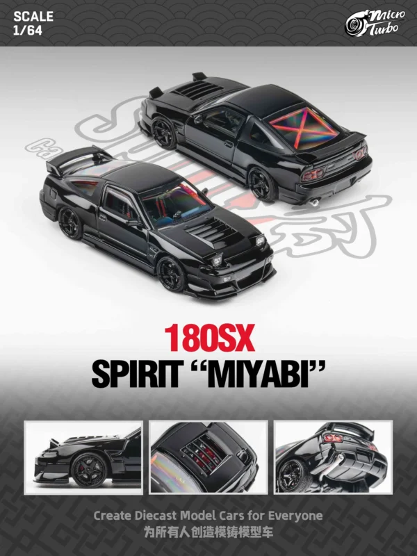 Microturbo - Custom 180SX MIYABI Black