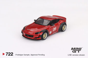 Mini GT - 722 NISSAN Z400 PANDEM 2023 Passion Red