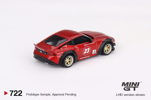 Mini GT - 722 NISSAN Z400 PANDEM 2023 Passion Red - obrazek 2
