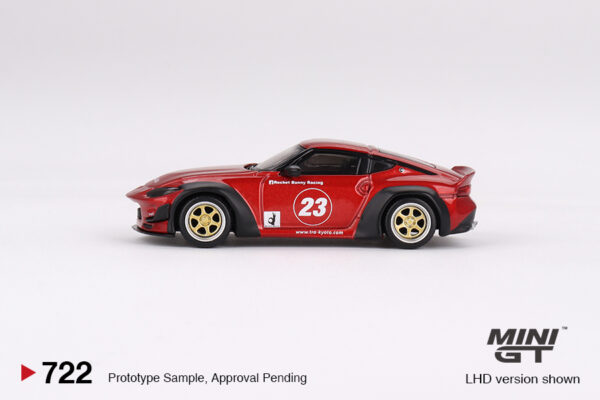 Mini GT - 722 NISSAN Z400 PANDEM 2023 Passion Red - obrazek 3