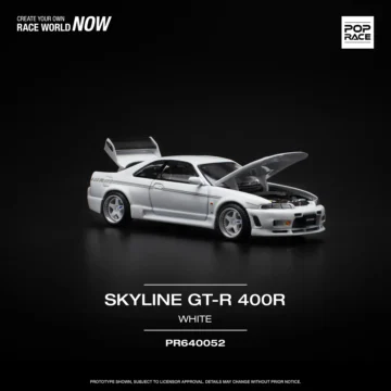 Pop Race - Nissan GT-R R33 Nismo 400R - White