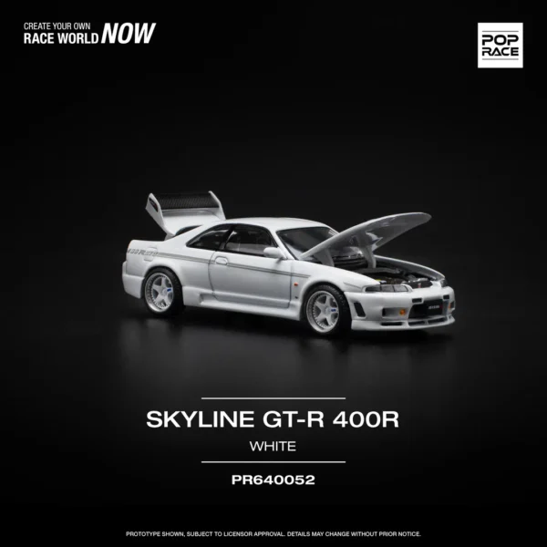 Pop Race - Nissan GT-R R33 Nismo 400R - White