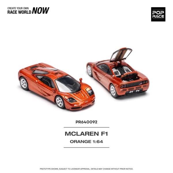 Pop Race - McLaren F1 Orange
