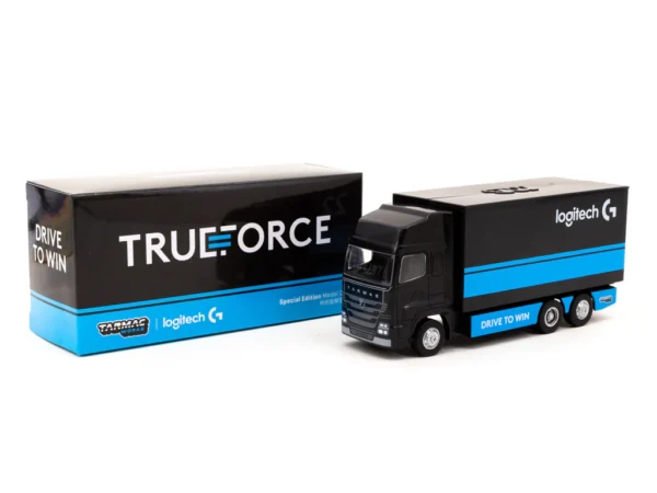 Tarmac Works - Mercedes-AMG GT3 Logitech G Race with Plastic Truck Packaging - Logitech Special Edition - HOBBY64 - obrazek 2