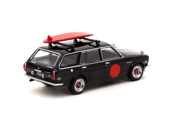 Tarmac Works  - Datsun Bluebird 510 Wagon Black - MIJO Special Edition - GLOBAL64 - obrazek 3
