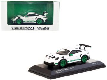 TARMAC WORKS - Porsche 911 (992) GT3 RS WHITE & GREEN