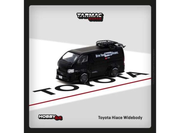 TARMAC WORKS - Toyoya Hiace Widebody, Black