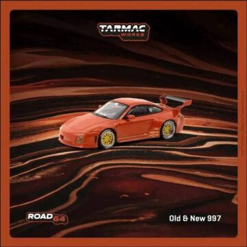 Tarmac Works - Porsche 911 997 Old & New Red Metallic