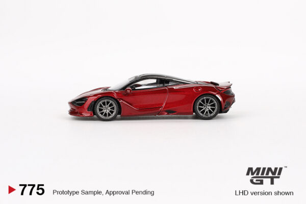 Mini GT - 775 McLaren 750S Amaranth Dark Red - obrazek 2