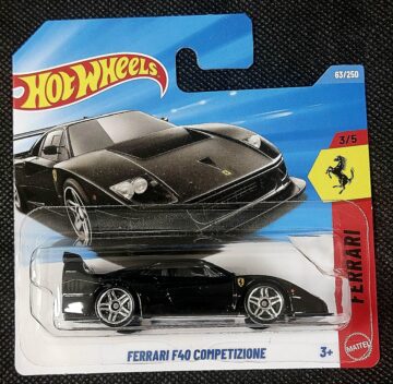 HOT WHEELS FERRARI F40 COMPETIZIONE