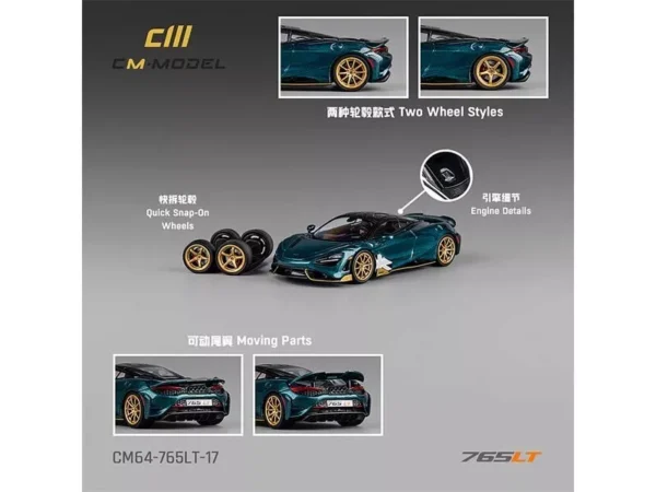 CM Model - Mclaren 765LT Green