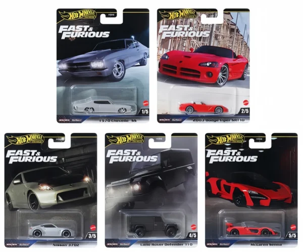 Hot Wheels - Fast & Furious Set 2025 Mix A