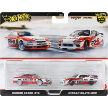 Hot Wheels - 2-Pack Nissan 240SX (S14) - Nissan Silvia (S15)